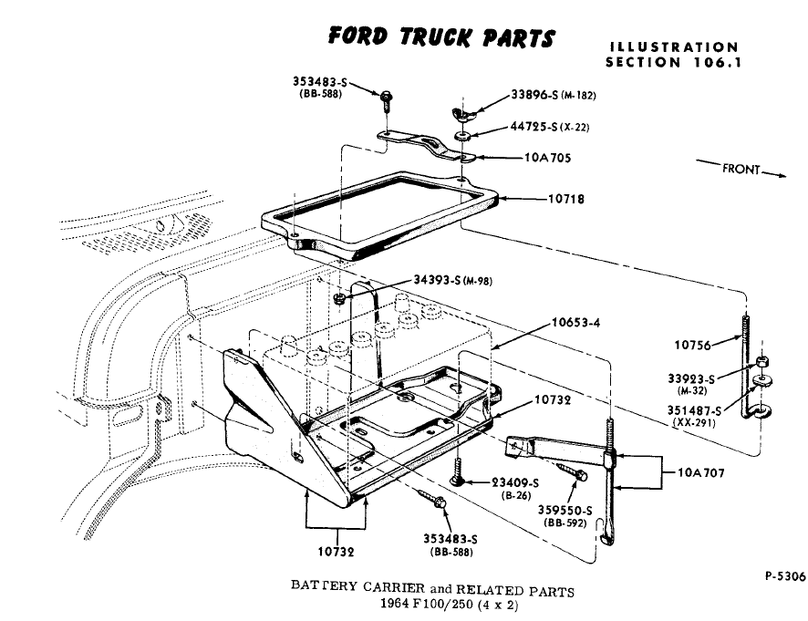 Battery Tray Parts Ford Truck Enthusiasts Forums